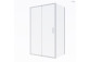 Oltens Trana shower cabin 90x80 cm rectangular door with wall