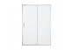 Oltens Fulla shower cabin 110x80 cm rectangular door with wall