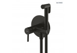 Oltens Molle bidet mixer concealed with handset shower - black mat