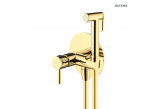 Oltens Molle bidet mixer concealed with handset shower - gold shine