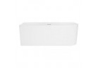 Oltens Delva bathtub freestanding corner 170x80 cm left - white