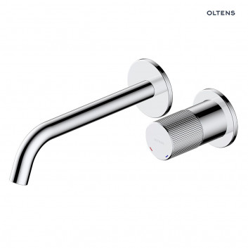 Oltens Hamnes washbasin faucet standing tall - chrome