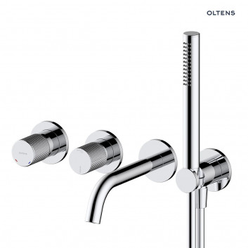 Oltens Hamnes mixer bath-shower 4 hole complete - chrome