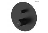 Oltens Hamnes shower mixer concealed complete - black mat