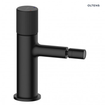 Oltens Hamnes washbasin faucet standing - black mat