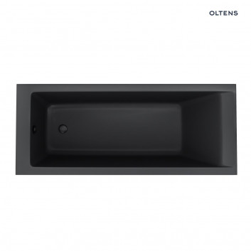 Oltens Langfoss bathtub acrylic 150x70 rectangular - black mat