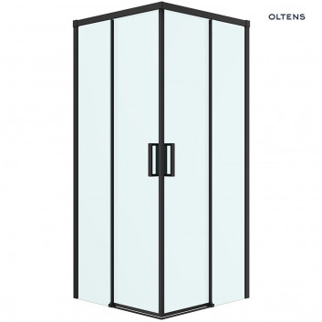 Oltens Breda shower cabin square 90x90 cm przesuwna - chrome