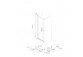 Oltens Verdal door shower 100 cm wnękowe glass transparent - black mat