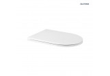 Oltens Hamnes  toilet duroplast seat with soft closing Ovan Slim - white
