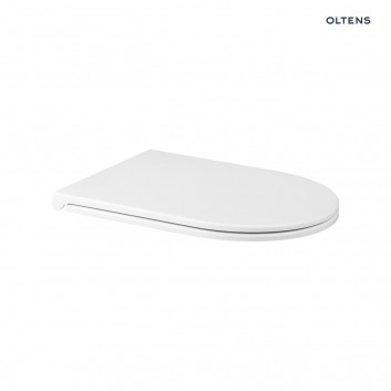 Set Oltens Hamnes bowl WC hanging PureRim with coating SmartClean with soft-close WC seat Ovan Slim