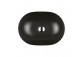 Oltens Hamnes Thin countertop washbasin oval 49,5 x 35,5 cm - black mat