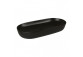 Oltens Hamnes Thin countertop washbasin oval 60,5 x 41,5 cm - black mat