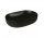 Oltens Hamnes Thin countertop washbasin oval 60,5 x 41,5 cm black mat  with coating Oltens SmartClean