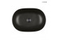 Oltens Hamnes Thin countertop washbasin oval 49,5 x 35,5 cm black mat  with coating Oltens SmartClean