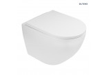 Set Oltens Hamnes Stille bowl WC hanging PureRim with coating SmartClean with soft-close WC seat