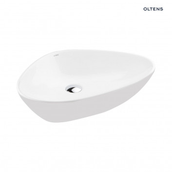 Oltens Kolma vanity washbasin 60x47,5 cm with coating SmartClean - white