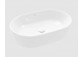 Architectura Washbasin countertop washbasin, 450 x 450 x 155 mm, Weiss Alpin CeramicPlus, without overflow