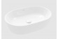 Architectura Washbasin countertop washbasin, 600 x 400 x 155 mm, Weiss Alpin, z overflow