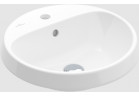 Recessed washbasin - Villeroy & Boch/Architectura, 450 x 450 x 170 mm, Weiss Alpin CeramicPlus, z overflow, Nieszlifowany