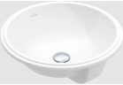Under-countertop washbasin - Villeroy & Boch/Architectura, 400 x 400 x 175 mm, Weiss Alpin, z overflow
