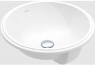 Under-countertop washbasin - Villeroy & Boch/Architectura, 400 x 400 x 175 mm, Weiss Alpin, without overflow