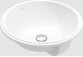 Architectura Under-countertop washbasin, 400 x 400 x 175 mm, Weiss Alpin CeramicPlus, z overflow