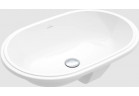 Under-countertop washbasin - Villeroy & Boch/Architectura, 570 x 375 x 175 mm, Weiss Alpin CeramicPlus, z overflow