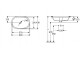 Architectura Under-countertop washbasin, 570 x 375 x 175 mm, Weiss Alpin, z overflow