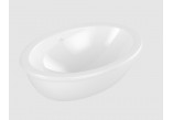 Loop & Friends Recessed washbasin, 660 x 470 x 220 mm, Weiss Alpin CeramicPlus, z overflow, Nieszlifowany
