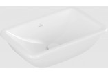 Loop & Friends Recessed washbasin, 510 x 340 x 185 mm, Weiss Alpin, without overflow, Nieszlifowany