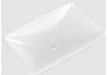 Loop & Friends Recessed washbasin, 675 x 450 x 185 mm, Weiss Alpin, z overflow, Nieszlifowany