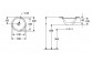 Loop & Friends Under-countertop washbasin, 330 x 330 x 190 mm, Weiss Alpin CeramicPlus, without overflow