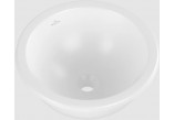Loop & Friends Under-countertop washbasin, 380 x 380 x 210 mm, Weiss Alpin CeramicPlus, without overflow