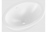 Loop & Friends Under-countertop washbasin, 485 x 325 x 215 mm, Weiss Alpin CeramicPlus, z overflow