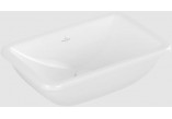 Loop & Friends Under-countertop washbasin, 560 x 380 x 220 mm, Ebony CeramicPlus, without overflow