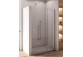Door SanSwiss PUR2, two-piece for recess installation do 1250 mm, height 2000 mm, chrome, glass transparent
