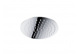 Overhead shower shower Corsan steel black round 25 cm