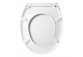 Universal toilet seat with soft closing toilette Corsan 