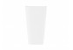 Standing washbasin acrylic Corsan Olia white with siphon and cap black