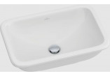 Loop & Friends Recessed washbasin, 600 x 405 x 185 mm, Weiss Alpin CeramicPlus, z overflow, Nieszlifowany