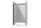 Door shower Deante systemu Kerria Plus 100 cm, folding, glass transparent with coating Active Cover, profil chrome