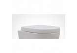 Toilet seat Massi Decos Mini Slim Duro for toilet bowl, white