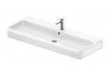 Vanity washbasin 100x47cm, Duravit Qatego - White shiny (HyG) 