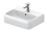 Washbasin polished 120x47cm, Duravit Qatego - White shiny (HyG)