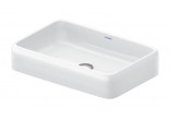 Washbasin stawiana, 60x40cm, Duravit Qatego - White shiny (HyG)