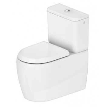 Bowl toilette standing, 39x60cm, Duravit Qatego Rimless® (HyG)