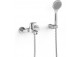 Mixer single lever wall mounted shower TRES BASE PLUS - Chrome 