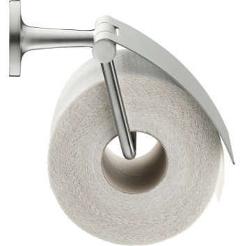 Toilet paper holder with cover Duravit Starck T - Gold polerowane 