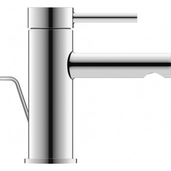 Single lever washbasin faucet S FreshStart, Duravit Circle - Shiny chromee