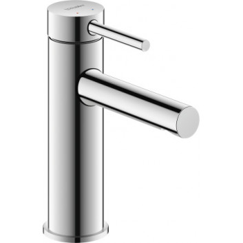 Single lever washbasin faucet M FreshStart, Duravit Circle - Shiny chromee